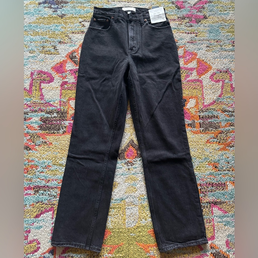 Women’s Abercrombie & Fitch The 90s Straight Ultra Highrise